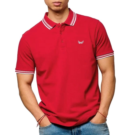 Polo Rouge Homme Kaporal Marod