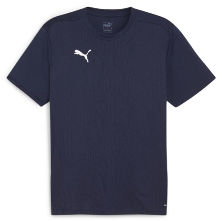 T-Shirt Marine Homme Puma Teamfinal