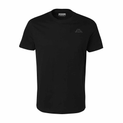 T-shirt Noir Homme Kappa Cafers