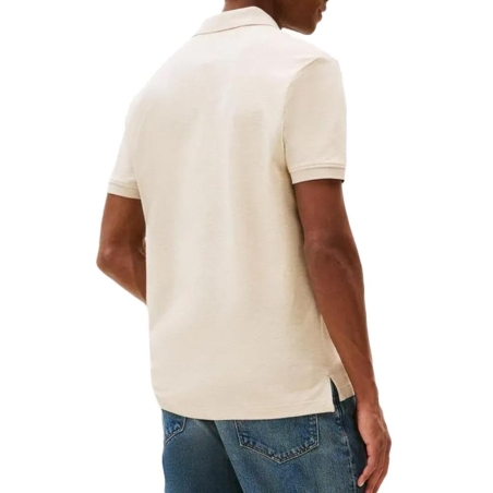 Polo Beige Homme Tommy Hilfiger Placket