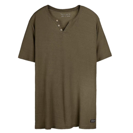 T-Shirt Kaki Homme Teddy Smith Gabriel
