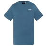 T-Shirt Bleu Homme Schott Brode