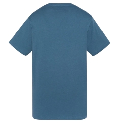 T-Shirt Bleu Homme Schott Brode