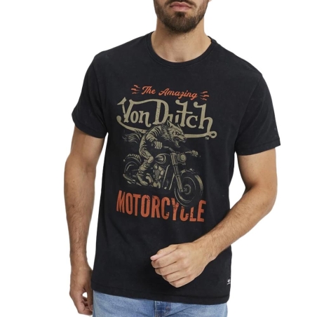 T-Shirt Noir Homme Von Dutch ARTS