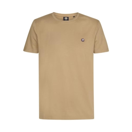 T-shirt Marron Clair Homme Petrol Industries TSR002-9999
