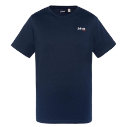 T-shirt brodé marine homme Schott NYC