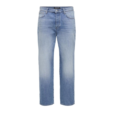 Jean Droit Bleu Homme Only & Sons Fade