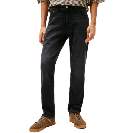 Jean Droit Noir Homme Tommy Hilfiger Ryan