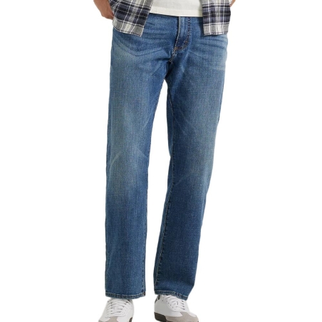 Jean Straight Bleu Homme Lee Elmside