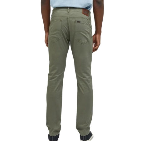 Jean Slim Kaki Homme Lee Muted