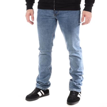 Jean Bleu Délavé Homme Noir Paname Brothers 200