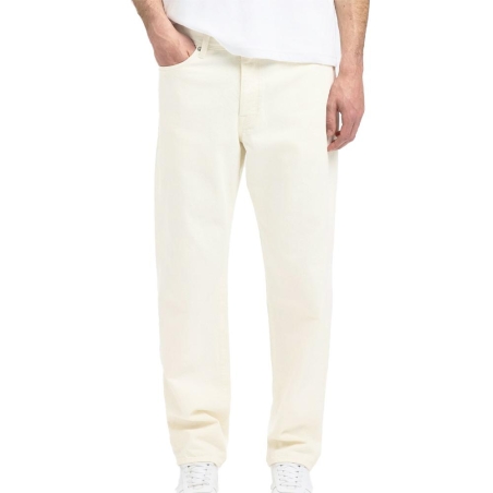 Jean Straight Écru Homme Selected Scott 201