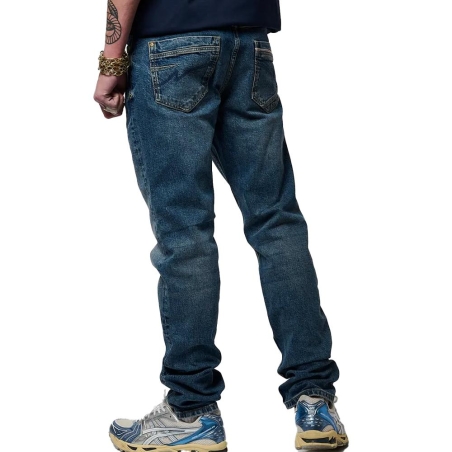 Jean Slim Bleu Foncé Homme Kaporal Doker