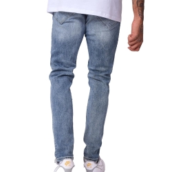 Jean Skinny Bleu Homme Project X Paris délavé avec trou