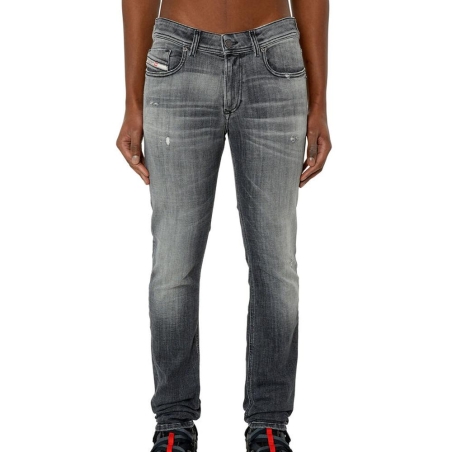 Jean Slim Gris Délavé Homme Diesel 1979 Sleenker