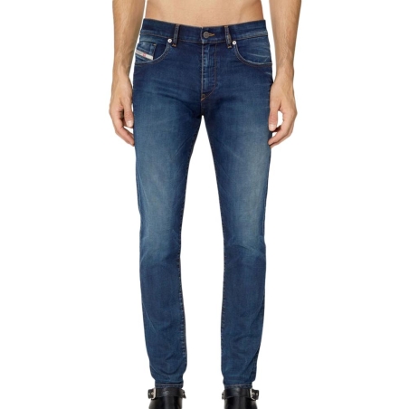 Jean Slim Bleu Foncé Homme Diesel Strukt 02