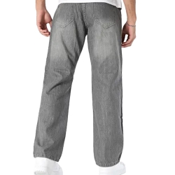 Jean Loose Gris Homme Paname Brothers Relaxed