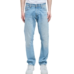 Jean Droit Bleu Homme Teddy Smith Reg