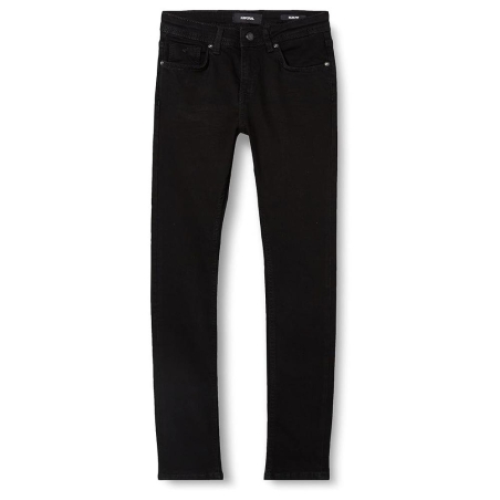 Jean Slim Noir Garçon Kaporal CEGOH