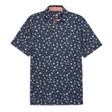 Chemise Marine/Verte Homme Puma Cloudspun