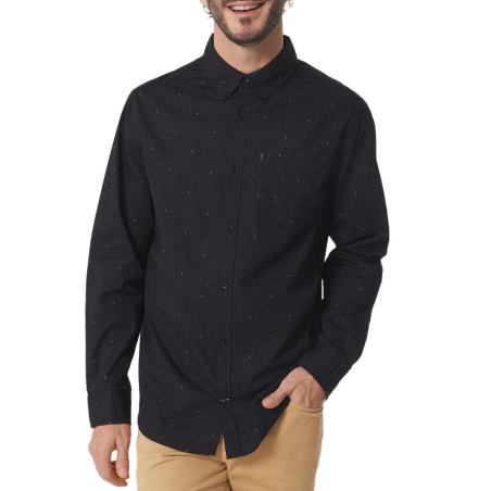 Chemise Noire Homme TBS SYRAHCHE