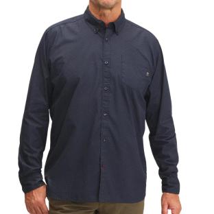 Chemise Manches Longues Noir Homme TBS Yahirche