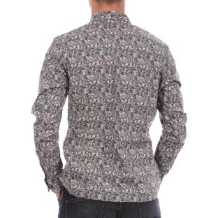 Chemise à fleurs/Marine Homme Teddy Smith Carton