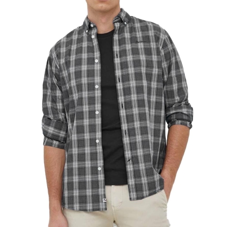Chemise à Carreaux Marine Homme Pepe jeans Lynwood