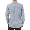 Chemise Bleu Fleuris Homme Teddy Smith Carton Strectch