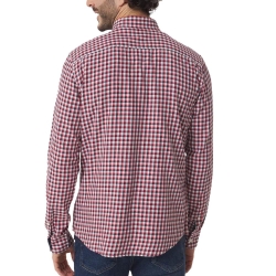 Chemise Blanche/Rouge Homme TBS Baltique