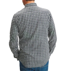 Chemise Blanche/Verte Homme TBS Sylasch