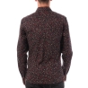 Chemise Noir/Rouge Fleuris Homme Teddy Smith Carton Strectch