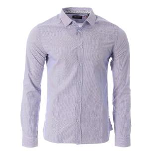 Chemises Blanc/Marine à Rayures Homme Teddy Smith Carton Ml