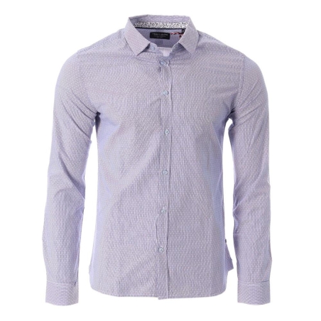 Chemises Blanc/Marine à Rayures Homme Teddy Smith Carton Ml