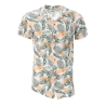 Chemise Blanche/Verte à Motifs Homme RMS26 Tropic