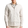Chemise Beige Homme Calvin Klein Jeans Poplin Micro