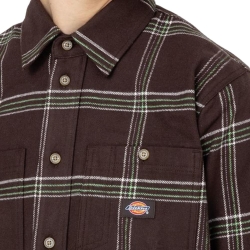 Chemise Marron/Vert Homme Dickies Warrenton