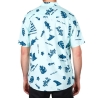 Chemisette Manches Courtes Bleu Homme Salty Crew Twisted Tides