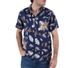 Chemisette Manches Courtes Marine Homme Deeluxe Pearl