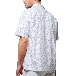 Chemise Blanche/Marine Homme Kaporal BLOCK