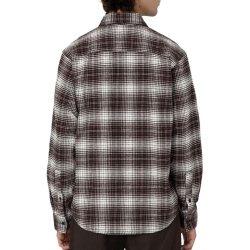 Chemise Marron/Blanc Homme Dickies Evansville