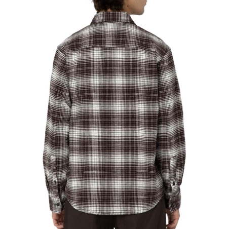 Chemise Marron/Blanc Homme Dickies Evansville