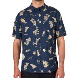 Chemisette Manches Courtes Marine Homme Salty Crew Twisted Tides