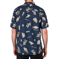 Chemisette Manches Courtes Marine Homme Salty Crew Twisted Tides