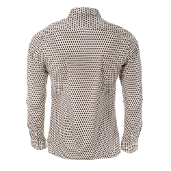 Chemise Écru Imprimé Homme Teddy Smith Carton Strectch