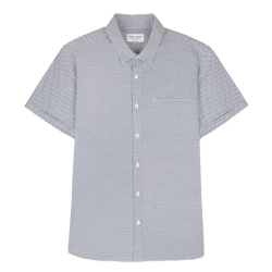 Chemise Bleu à Motifs Homme Teddy Smith Cut 10711556D