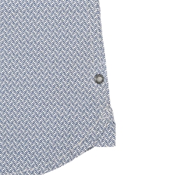 Chemise Bleu à Motifs Homme Teddy Smith Cut 10711556D