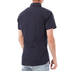 Chemise Manches Courtes Marine Homme Teddy Smith 10711556D