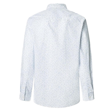 Chemise Blanc/Bleu Homme Pepe jeans Anson