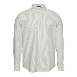 Chemise Rayures Blanc/Bleu Homme Tommy Hilfiger Stripe Oxfo